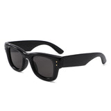 HS1417 - Retro Chunky Thick Frame Square Wholesale Sunglasses - Iris Fashion