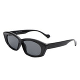 S1224 - Retro Rectangular Narrow Flat Top Slim Wholesale Sunglasses