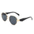 HJ2053 - Hexagonal Flat Lens Round Geometric Retro Wholesale Sunglasses