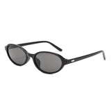 HS2234 - Slim Retro Oval Fashion Color-Tint Wholesale Sunglasses