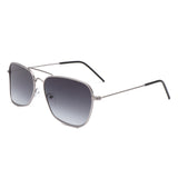 J1007 - Square Brow-Bar Geometric Fashion Wholesale Sunglasses