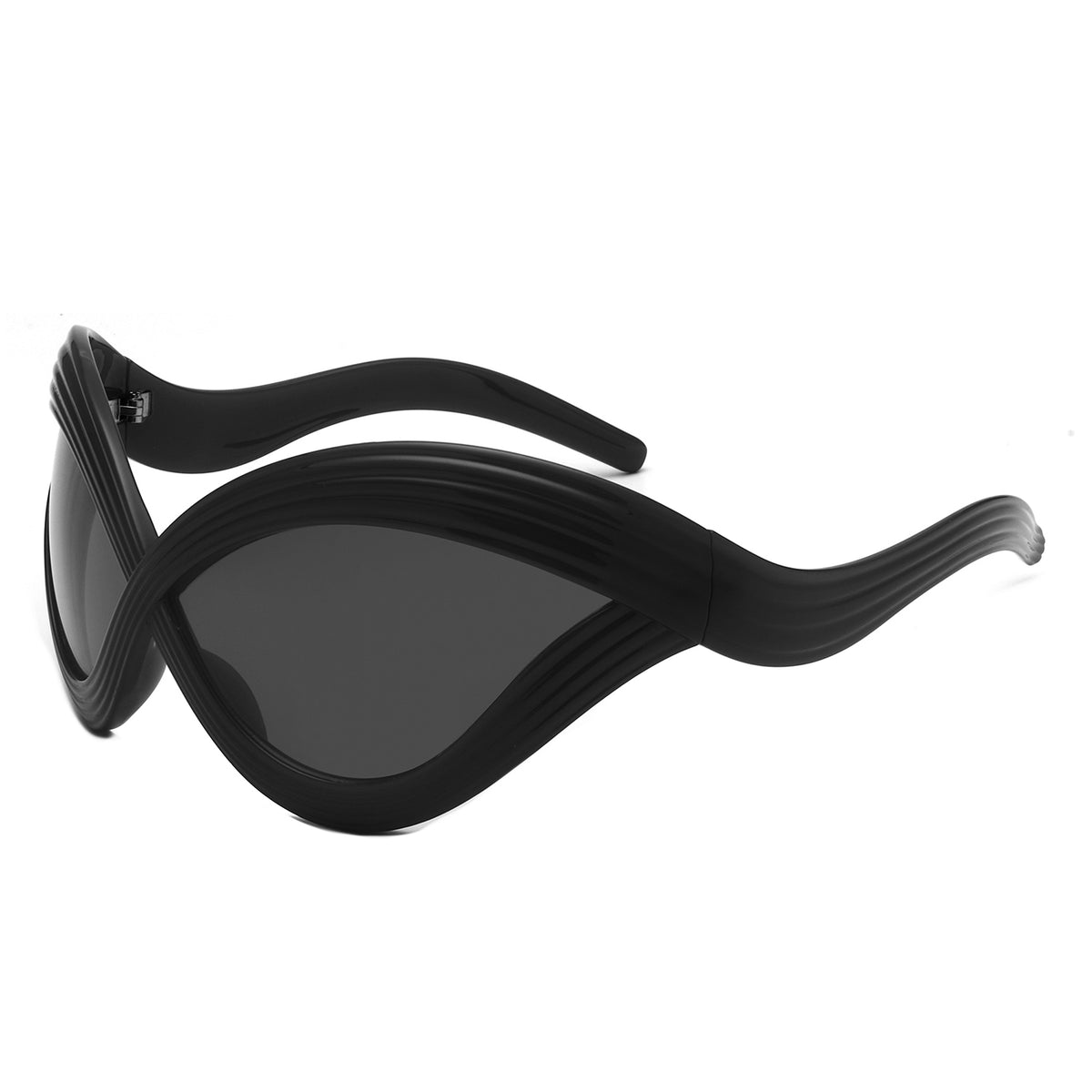 HS2159 - Women Oversize Irregular Round Fashion Cat Eye Wholesale Sunglasses