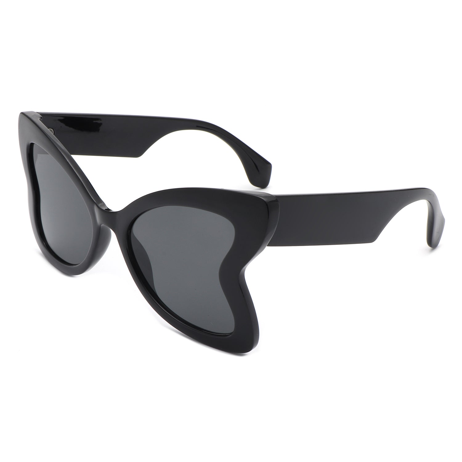 HS1284 - Women Oversize Butterfly Shape Fashion Cat Eye Wholesale Sunglasses