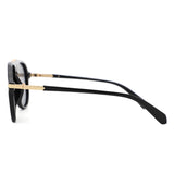 HS2262 - Women Oversized Fashion Aviator Sunglasses