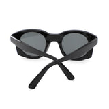 HS1409 - Chunky Retro Round Oval Sunglasses