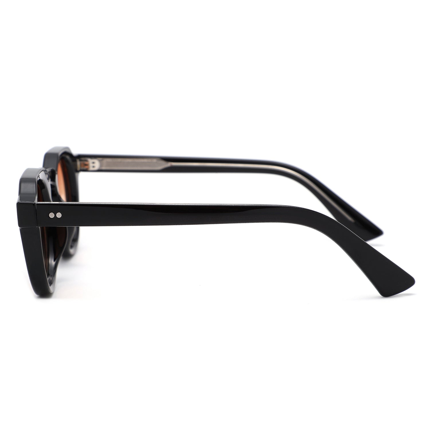 P/C028-1 - Round Keyhole Modern Sunglasses - Iris Fashion