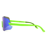 Y5003 - Rimless Ultralight Sport Shield Mirrored Wholesale Sunglasses