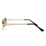 HJ2151 - Women Slim Rectangle Metal Fashion Sunglasses