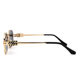 HJ2153 - Women Metal Octagon Square Sunglasses