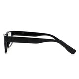 884 - Classic Rectangle Thick Frame Reading Glasses - Iris Fashion
