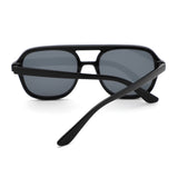 HS1426 - Square Brow-Bar Fashion Aviator Sunglasses