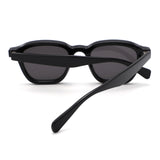 S1264 - Square Bold Retro Thick Frame Sunglasses - Iris Fashion