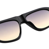 HS1437 - Oversized Retro Shield Sunglasses