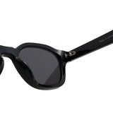 S1263 - Retro Square Round Thick Frame Sunglasses - Iris Fashion