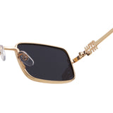 HJ2151 - Women Slim Rectangle Metal Fashion Sunglasses