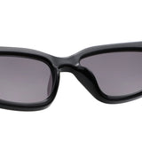 S1267 - Rectangle Wide Gold Accent Wrap Sunglasses - Iris Fashion