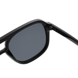 HS1426 - Square Brow-Bar Fashion Aviator Sunglasses