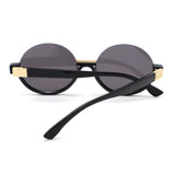 HS1422 - Women Semi-Rimless Fashion Round Sunglasses