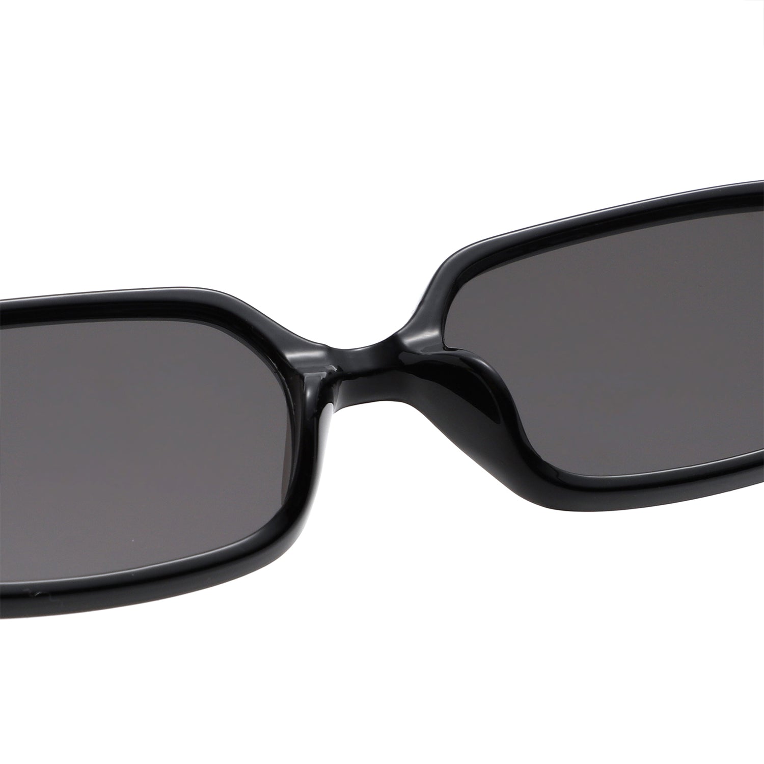 HS1423 - Rectangle Slim Modern Square Sunglasses - Iris Fashion