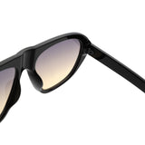 HS1437 - Oversized Retro Shield Sunglasses