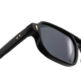 HS1433 - Oversized Brow-Bar Square Aviator Sunglasses