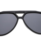 HS2269 - Round Oversized Fashion Aviator Sunglasses