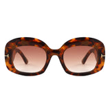 HS1431 - Oversized Square Retro Fashion Women Sunglasses