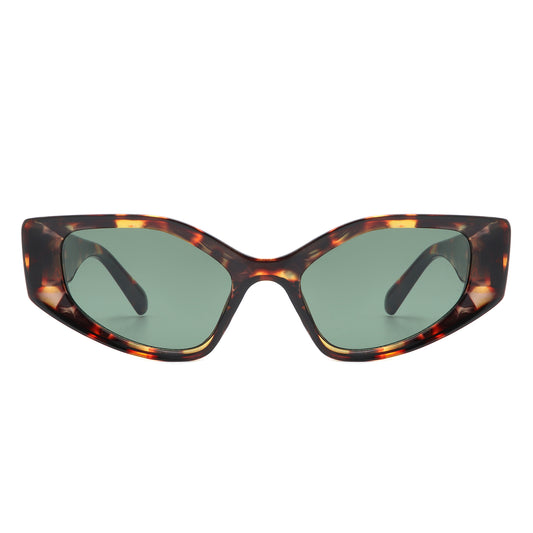 S1234 - Geometric Rectangle Retro Fashion Women Cat Eye Wholesale Sunglasses
