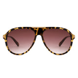 HS2262 - Women Oversized Fashion Aviator Sunglasses