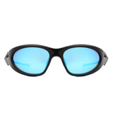 HS2169 - Rectangle Wrap Around Fashion  Irregular Sport Oval Wholesale Sunglasses