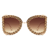 HJ3032 - Rhinestone Oversize Butterfly Luxury Women Wholesale Sunglasses