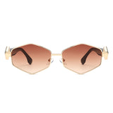 HJ2118 - Geometric Luxurious Fashion Women Wholesale Sunglasses