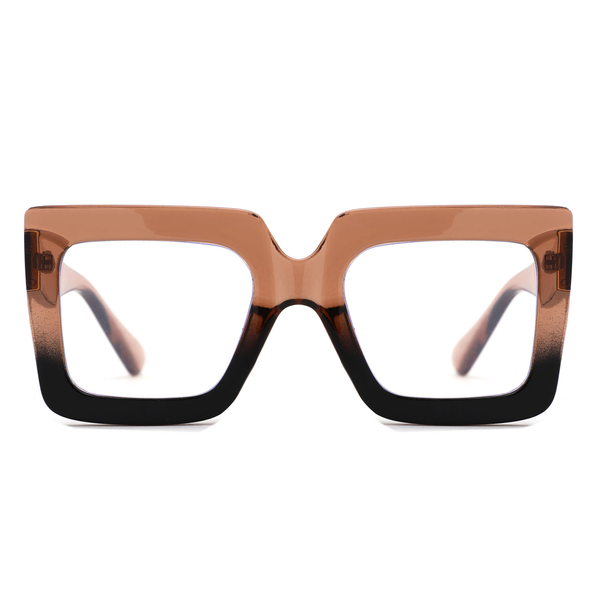 HB1004 - Oversized Square Blue Light Blocking Glasses - Iris Fashion