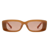 HS2232 - Chunky Retro Tinted Rectangle Wholesale Sunglasses
