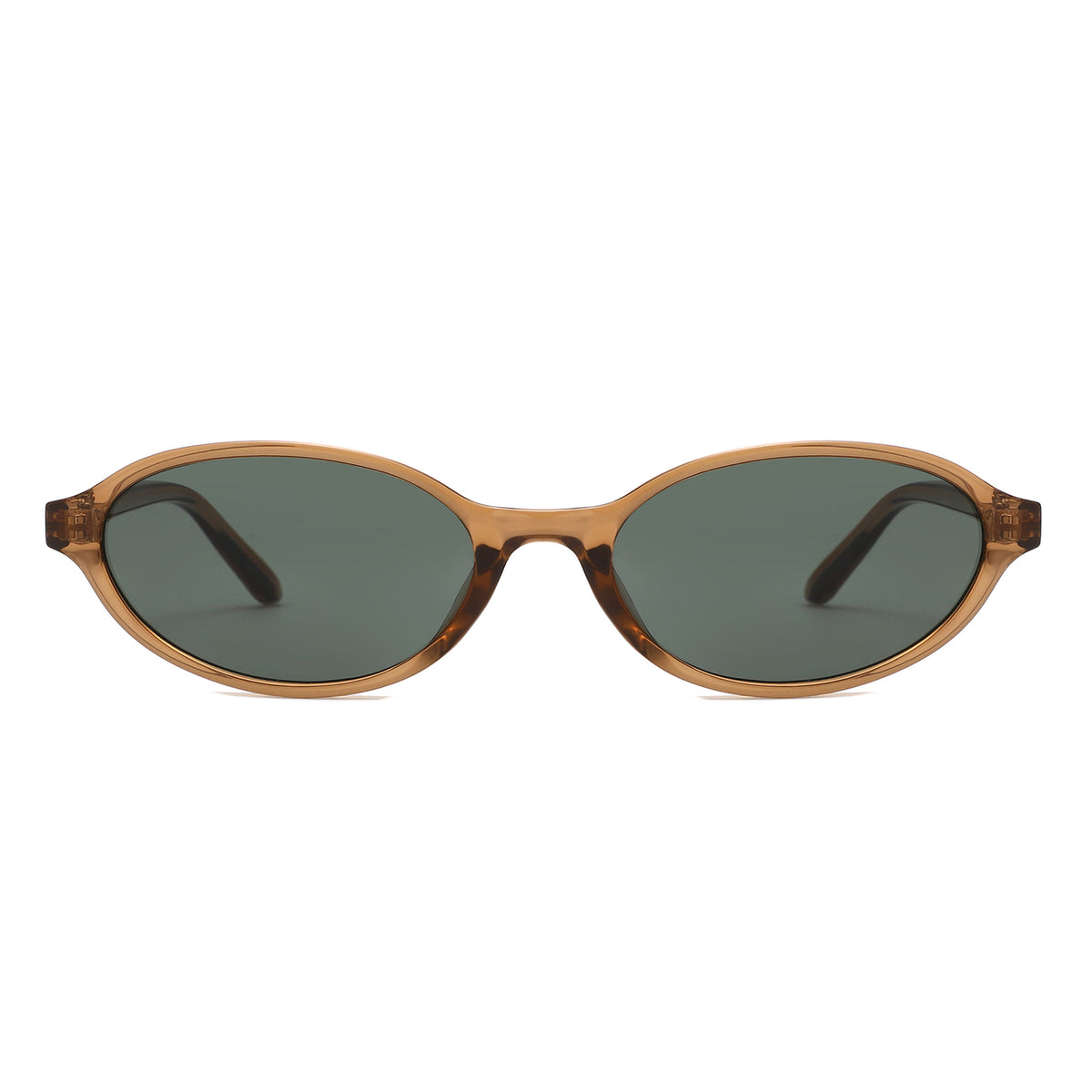 HS2234 - Slim Retro Oval Fashion Color-Tint Wholesale Sunglasses