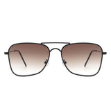 J1007 - Square Brow-Bar Geometric Fashion Wholesale Sunglasses