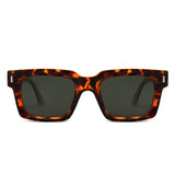 P/C003 - Classic Square Retro Bold Wholesale Sunglasses - Iris Fashion