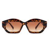 S2137 - Geometric Modern Fashion Square Wholesale Sunglasses