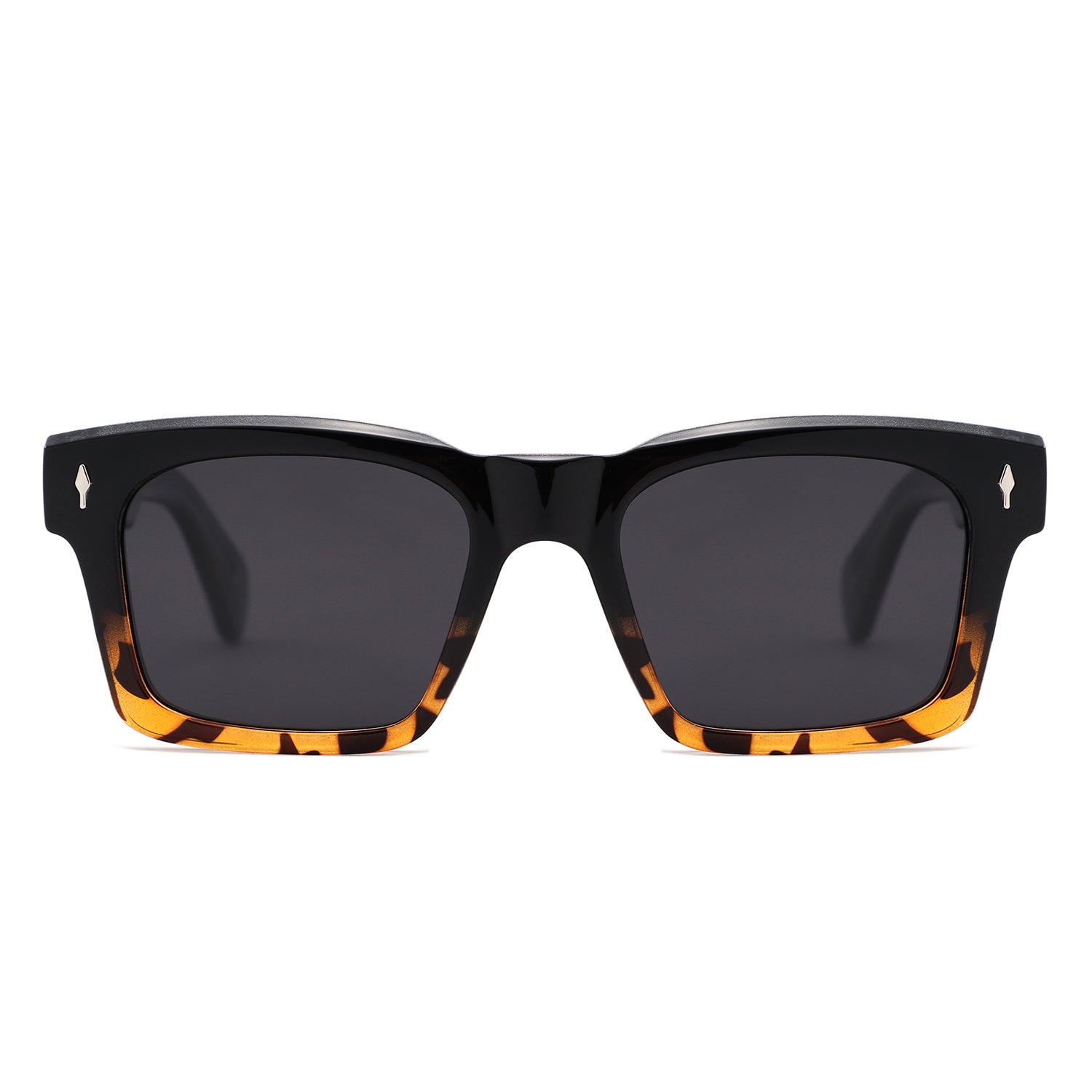P/C009 - Retro Bold Modern Fashion Square Wholesale Sunglasses - Iris Fashion