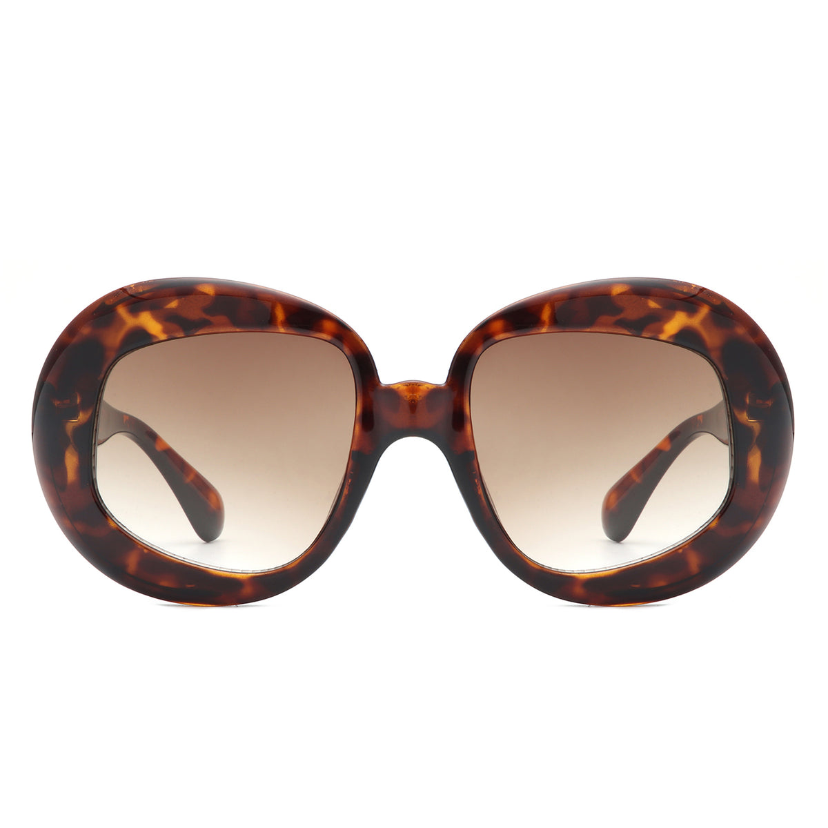 HS1278 - Oversize Geometric Oval Fashion Women Round Wholesale Sunglasses