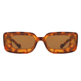 HS1312 - Rectangle Narrow Fashion Chunky Women Wholesale Sunglasses