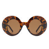 HS1267 - Oversize Retro Chic Fashion Round Women Wholesale Sunglasses