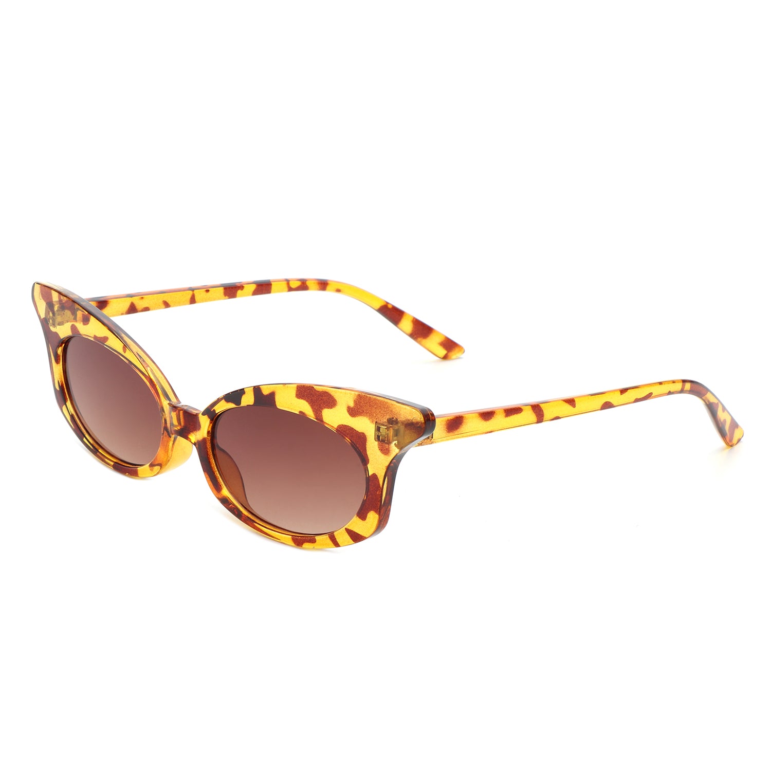 HS1213 - Women Chic Fashion Narrow Oval Butterfly Shape Cat Eye Wholesale Sunglasses