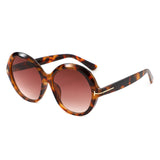HS1436 - Women Oversized Fashion Round Sunglasses
