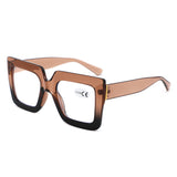 HR1002 - Oversize Square Reading Glasses - Iris Fashion