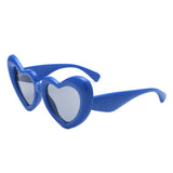 HS1282 - Heart Shaped Chunky Novelty Party Wholesale Sunglasses