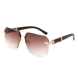 HJ2137 - Rimless Square Fashion Top-Bar Wholesale Sunglasses