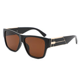 HS2167 - Square Chunky Fashion Tinted Women Wholesale Sunglasses