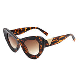 HS2133 - Women Fashion Retro Round Cat Eye Wholesale Sunglasses