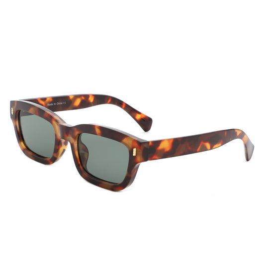 S1242 - Square Retro Narrow Rectangular Fashion Wholesale Sunglasses